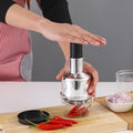 Multi-Function Garlic Crusher Clap Knife Vegetable Cutter
